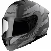 Motociklininko šalmas LS2 FF808 Stream II Shadow, tamsiai pilkas, XS dydis