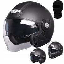 Motociklo šalmas HORN 4in1, XS (53-54 cm), ECE22.06, su antifog, interkomo vieta, balaklava