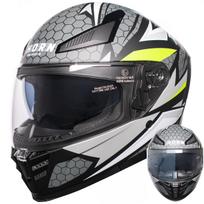 Motociklininko šalmas Horn Viper Mat XS 53-54, su antifog, tinka interkomui, ECE-06
