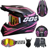 Visas veidą dengiantis šalmas Cross/Enduro/Motociklui/Paspirtukui, L dydis (57-58 cm)