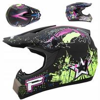 Motociklininko šalmas XS, tinkamas enduro, keturračiams, pitbike, BMX, paspirtukams