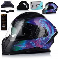 Motociklininko šalmas CGM 311A BLAST, juodas, moterims, su antifog ir Blend, ECER 22.06