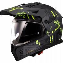 Krosinis enduro šalmas LS2 AK4670223544, juodas/geltonas