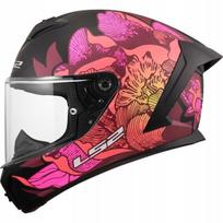 Motociklininko šalmas LS2 FF820 RAPID III, juoda/rožinė, XS