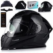 Motociklininko šalmas CGM 311A BLAST, juodas blizgus, su antifogu, ECER 22.06