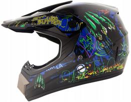 Bekelės šalmas OFF ROAD LIGHT, XS, krosiniams, enduro, keturračiams, BMX, paspirtukams
