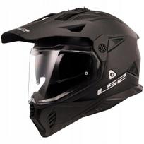 Motociklininko šalmas LS2 MX702 Pioneer II, juodas matinis, dydis L