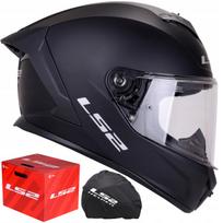 Motociklininko šalmas LS2 FF820 RAPID III, juodas matinis, su Pinlock sistema, ECER 22.06