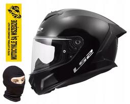 Motociklo šalmas LS2 FF820 RAPID III, blizgus juodas, M dydis