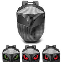 Motociklininko kuprinė su LED akimis, atspari vandeniui, su šalmo ekranu ir Bluetooth
