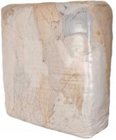 Medvilniniai pramoniniai valymo skudurai, balti, rūšiuoti, 10 kg