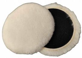 Poliravimo padas Kormax, 125 mm, 100% vilna, su Velcro tvirtinimu