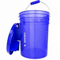 Plovimo kibiras BenBow, 20 l, su mėlynu separatoriumi ir užspaudžiamu dangčiu