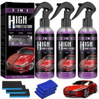 Automobilio dažų greitas hidrofobinis purškiamas padengimas, 3 x 100 ml