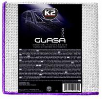 Mikropluošto šluostė veidrodžiams ir stiklui K2 Glasa Pro 40x40 cm, 320 g, d4030