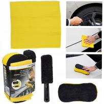 Automobilių plovimo kempinių ir šepečių rinkinys 3 in 1 DUNLOP