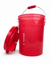 Plovimo kibiras BenBow RINSE 20 l su raudonu separatoriumi ir užsukamu dangteliu
