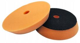 Poliravimo kempinėlė GETAR, 150 mm, vidutinio kietumo, oranžinė, su Velcro, 125 mm