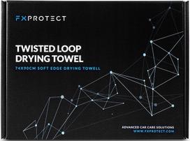 Automobilio džiovinimo rankšluostis FX Protect Twisted Loop, 550gsm, 74x90 cm, dažytiems paviršiams ir stiklui