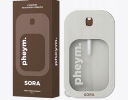 Unisex parfumuotas vanduo PHEYM. Sora, 50 ml, su kardamonu, vanile, muskusu ir migdolais