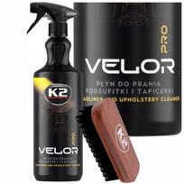 Automobilių sėdynių valymo rinkinys K2 Velor PRO 1 l su šepetėliu