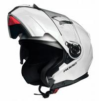 Motociklo šalmas Jaw PILOT ROAD II SV, balta/blizgi, L, ECE 22.06