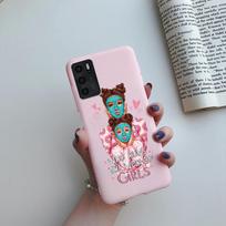 For OPPO A16 A16S A16K A16e Case Super Mom Baby Fashion Girl Bumper TPU Soft Back Cover For OPPOA16 CPH2269 A 16 S K Phone Cases OPPO A16e gray