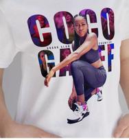 Coco Gauff Unisex Short Sleeve T-Shirt. Tennis Champion S gray