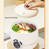 Small Rice Grain Cooker Multifunctional 1.6L Capacity Electric Nonstick Rice Cooker