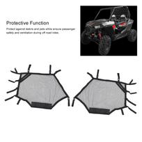 UTV Langų Narvo Tinklelio Tinklas Oksfordo Audinio Apsauginis Šoninio Langelio Tinklelio Shield Pakeitimas Polaris RZR 570 800 900 900S 1000 XP Turbo 1000 black
