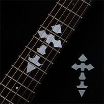 Sticker Bass Electric Guitar PET Cross Inlay Decals Guitar Sticker Guitar Decals Fretboard Sticker 10