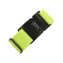 Luggage Strap Adjustable Suitcase Belt with Combination Lock Durable Packing Strap Travel Accessorises for Men and Women 1 black