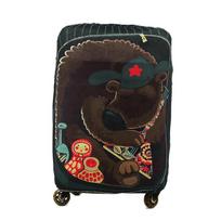 Suitcase Protective Cover Elastic Luggage Cover Durable-Suitcase Protector Fit for 18-28 Inch Luggage Travel Accessories S gray