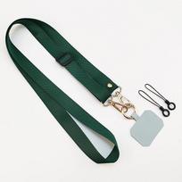 Universal Adjustable Crossbody Phone Lanyard Strap Neckband Mobile Phone Rope Neck Straps Cell Phone Case Anti-lost Lanyards POLYESTER gray
