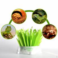 Reptile Terrarium Vivarium Ornament Decor Environmental Air Humidifier black