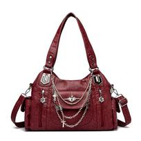 Grey Leopard Print Hangbag Cross Star Subculture Y2k Shoulder Bags Hot Girl Tote Large Capacity Portable Messenger Bag 2026 New raudona