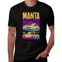 Men's Manta Manta 1991 Vintage Racing Car Graphic T-Shirt - Retro 90s JDM Design with Manta Manta 1991 License Plate, Short Sleeve Crew Neck Tee 2XL juoda