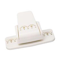 Kraštų meno perforatorius Plastikinis ir metalinis Nešiojamas Popierinių gėlių įspaudimo perforatorius Rankdarbiams Tipas 4 white