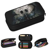 Ghost Knight Hollow Knight Game Pencil Cases for Student Gifts Pen Box Pencil Bag Large Capacity Pencil Pouch 21x10.5x5cm gray