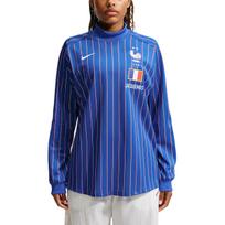 Nike X Jacquemus Prancūzijos rinktinės futbolo marškinėliai vyriški mėlyni su pusiau aukšta apykakle vidutinio dydžio IQ7570-480 S mėlyna