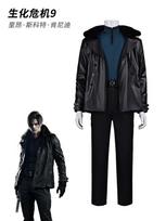 Resident Evil 9 Leon Cosplay Costume Requiem Halloween Role Playing Outfit XS juoda