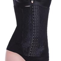 Waist Trainer Corset Belt for Women Waist Trimmer Weight Loss Workout Fitness Body Shaper Back Support Cincher for Girls 2XL juoda