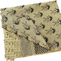 Arab Keffiyeh Scarf Wrap Arab Turban Cover Headscarf Men Turban Head Wrap Military Shemagh Desert Scarf Muslim Hijab geltona