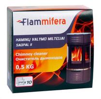 Kaminų valymo milteliai Flammifera Sadpal II, 0,5 kg