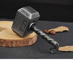 Juokingas metalinis plaktukas, kinetinis besisukantis kišeninis žaislas, Fidget Spinner, gimtadienio, Kalėdų dovana vaikams ir suaugusiems, žaislai streso mažinimui, piršto galiuko žaislas gray