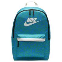 Nike Heritage Fabric Backpack Regular Unisex Clear Transparent Blue & Stadium Green & Coconut Milk Casual FN0785-406 blue