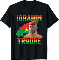 Africa Resistance Thomas Sankara Burkina Faso Ibrahim Traore Unisex T-Shirt M red