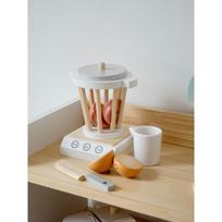 Wooden ins wind children's coffee machine blender bread machine small appliances kitchen simulation play house interactive toys white