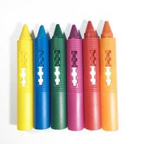 6 vnt./rinkinys vonios kreidelės, trinamas grafiti žaislas, pieštukas kūdikiams, vaikams, maudynėms 6 colors blue