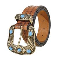 Cowboy Belts For Men Vintage Western Belt Western Turquoise Belt Buckle Belt 1 ruda